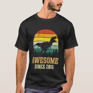 Kinder 6. Geburtstag Dinosaurier 6 Jahre Phantasti T-Shirt