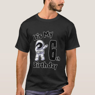 Kinder 6. Geburtstag Kinder Astronauten Jungen 6 J T-Shirt