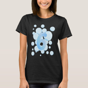 Kinder 6 Geburtstagsblase Geburtstagsparty T-Shirt