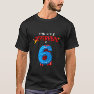 Kinder 6 Jahre alt 6. Geburtstag T-Shirt