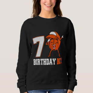 Kinder 6 Jahre alt Betäubung Basketball 6. Geburts Sweatshirt