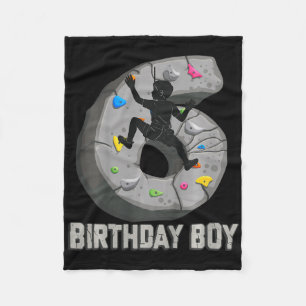 Kinder 6 Jahre alt Bouldering 6. Geburtstag Advent Fleecedecke