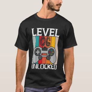 Kinder 6 Jahre alt Geburtstag Junge Kinder Video G T-Shirt