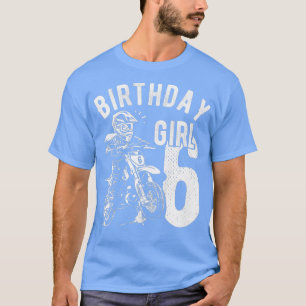 Kinder 6 Jahre alt Kind Geburtstagskinder Dirt bik T-Shirt