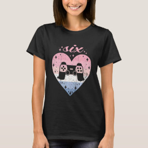 Kinder 6 Jahre alt Niedlicher Gamer Geburtstagskin T-Shirt
