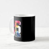 Kinder 6 Jahre Phantastischer Bowling 6. Geburtsta Kaffeetasse (Vorderseite Links)