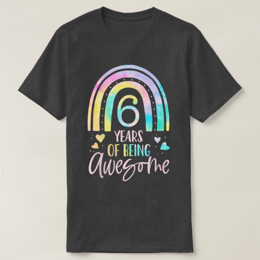Kinder 6 Jahre Phantastischer Regenbogen (6. T-Shirt (Design vorne)