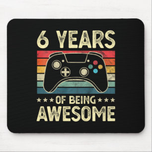Kinder 6 Jahre Phantastisches Videospiel 6. Geburt Mousepad