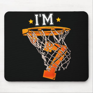 Kinder 7. Geburtstag Basketball 7 Junge Mädchen 6. Mousepad