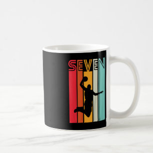 Kinder 7. Geburtstag Basketball Lover Geschenk 7 J Kaffeetasse