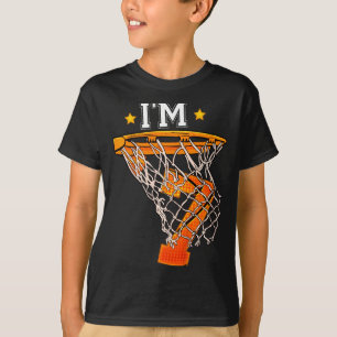 Kinder 7. Geburtstag Bysketbyll Im 7 Junge Mädchen T-Shirt