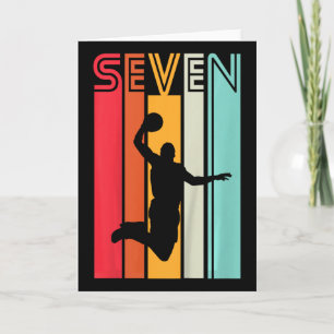 Kinder 7. Geburtstag Bysketbyll Lover Geschenk 7 J Karte