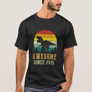 Kinder 7. Geburtstag Dinosaurier 7 Jahre Phantasti T-Shirt