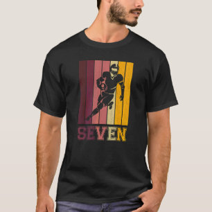 Kinder 7. Geburtstag für Boys Fußball Spieler 7 Ja T-Shirt