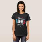 Kinder 7. Geburtstag Shirt Junge Stufe 7 Entsperrt (Vorne ganz)