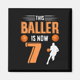 Kinder 7. Geburtstagskassetball - dieser Baller is Magnet