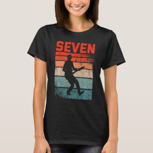 Kinder 7 Jahre alt 7 Geburtstag Junge Gitarre Spie T-Shirt