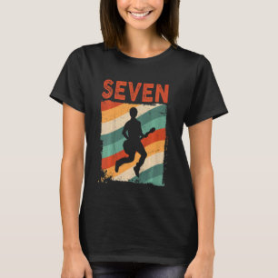 Kinder 7 Jahre alt 7 Geburtstag Junge Gitarre Spie T-Shirt