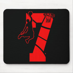 Kinder 7 Jahre alt 7 Jahre Bysketbyll Geburtstagsp Mousepad
