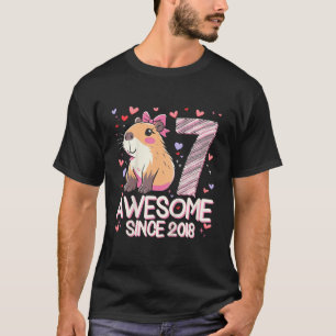 Kinder 7 Jahre alt Capybara Geschenke für Mädchen  T-Shirt
