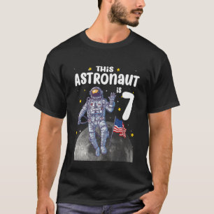 Kinder 7 Jahre alt Geschenke Dieser Astronaut ist T-Shirt