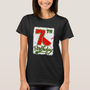 Kinder 7 Jahre alt Wassermelone Tropische Früchte T-Shirt