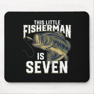 Kinder 7 Jahre alte Fang Geburtstagsfeier Fischer Mousepad