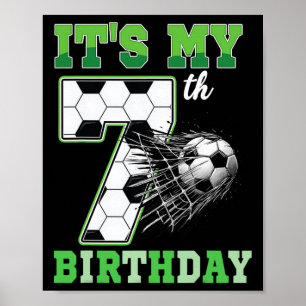Kinder 7 Jahre Geburtstag Es ist mein 7. Geburtsta Poster
