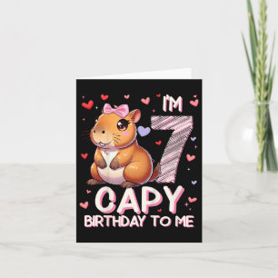 Kinder 7 Jahre Kapitän Geburtstag zu mir Mädchen 7 Karte