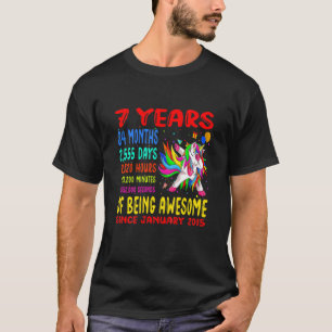 Kinder 7 Jahre Phantastisch 7. Geburtstag Kinder d T-Shirt