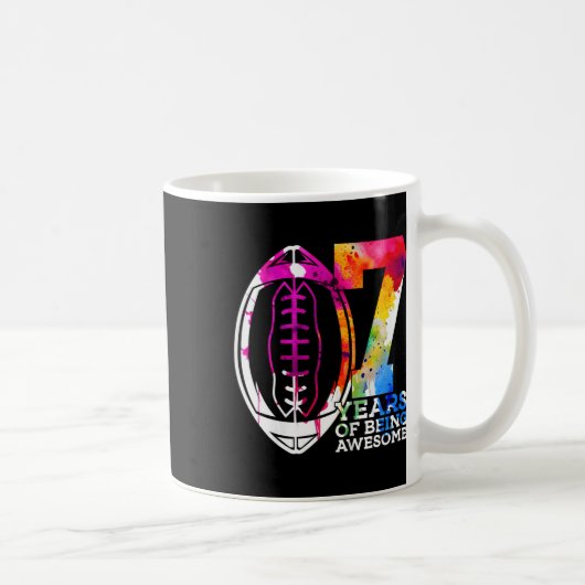 Kinder 7 Jahre Phantastisch Fußball 7. Geburtstag Kaffeetasse (Rechts)