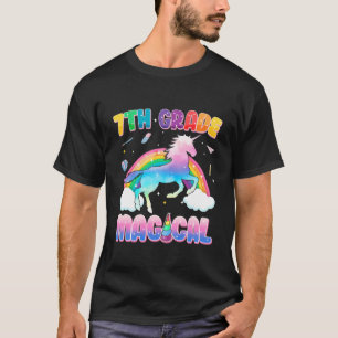 Kinder 7. Klasse Magisches Einhorn Regenbogen bis T-Shirt