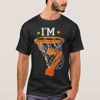 Kinder 7th Birthday Basketball Shirt I M 7 Boy Gir