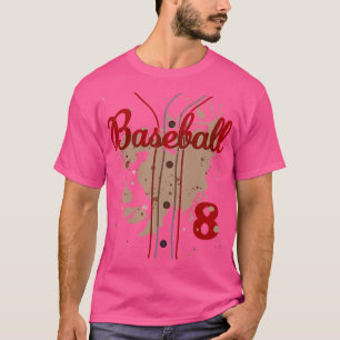 Kinder 8. Geburtstag Baseball 8 Jahre alt 8 Baseba T-Shirt