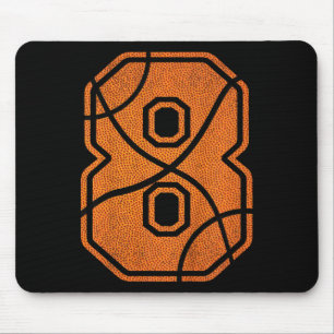 Kinder 8. Geburtstag Basketball Kinder Kinder Mousepad
