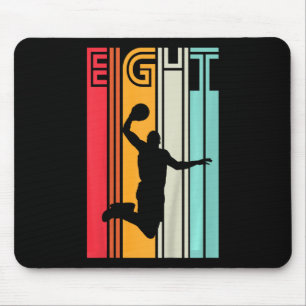 Kinder 8. Geburtstag Basketball Lover Geschenk 8 J Mousepad