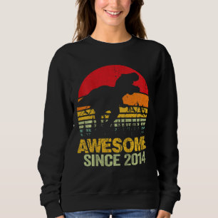 Kinder 8. Geburtstag Dinosaurier Trex Phantastisch Sweatshirt