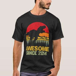 Kinder 8. Geburtstag Dinosaurier Trex Phantastisch T-Shirt