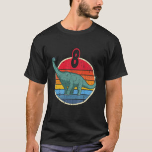 Kinder 8. Geburtstag I Brachiosaurus Diplodocus I T-Shirt