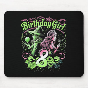 Kinder 8. Geburtstag Rosa und Grün 8 Jahre alt Mousepad