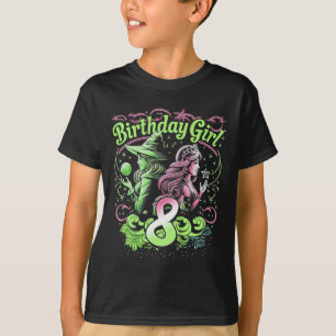 Kinder 8. Geburtstag Rosa und Grün 8 Jahre alt T-Shirt