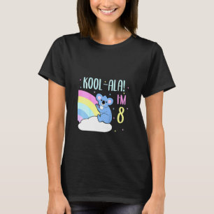 Kinder 8 Jahre alt 8. Geburtstag Koala Bär Geburts T-Shirt