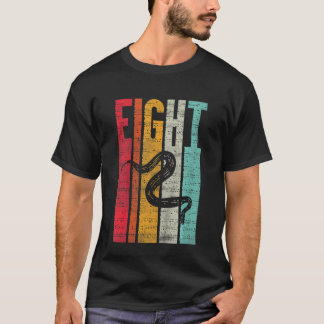 Kinder 8 Jahre alt Geburtstagsschlange Whisperer P T-Shirt