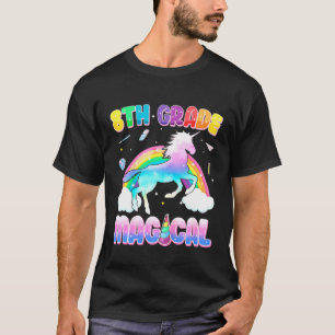 Kinder 8. Klasse Magisches Einhorn Regenbogen bis  T-Shirt