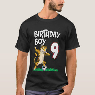 Kinder 9. Geburtstag Boy Soccer T-Shirt