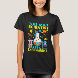 Kinder 9. Geburtstag Dieser Mad Scientist ist 9 Le T-Shirt
