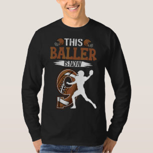 Kinder 9. Geburtstag Fußball Junge 9 Jahre alter F T-Shirt