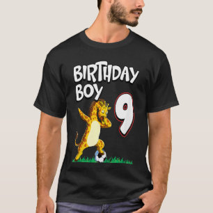 Kinder 9. Geburtstag Junge Fußball 1 T-Shirt