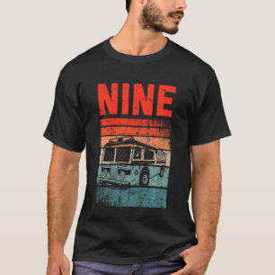 Kinder 9 Jahre alt 9. Geburtstag Junge Feuerwehrfe T-Shirt
