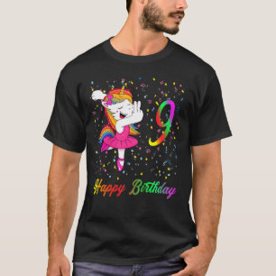 Kinder 9 Jahre alt Ballett Einhorn T-Shirt